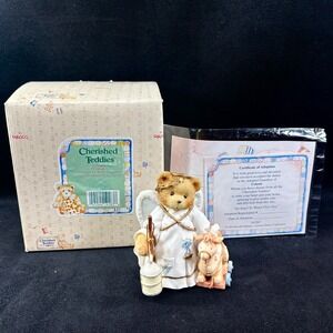 Vtg 1995 Cherished Teddies CELESTE An Angel to Watch Over You #141267 Box & COA